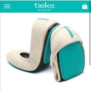 Tieks Cream Leather Ballet flats